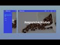How to Make a Responsive Navbar using HTML CSS and JavaScript