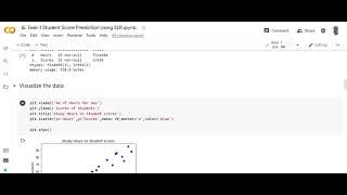 Task-01 / Supervised Learning-Predict Student Marks