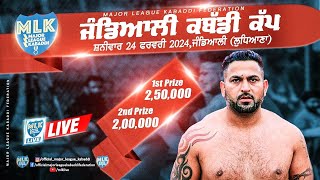 Jandiali (Ludhiana) || MLK Kabaddi Cup 2024 Live Now
