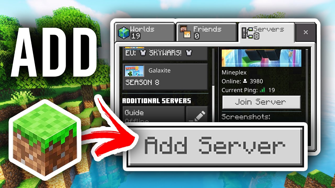 How To Add Servers To Minecraft Bedrock (All Versions) - Full Guide ...