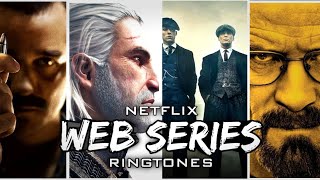Top 7 NETFLIX Web Series Ringtones • Ft Sacred Games, Witcher, Narcos, Lucifer, Stranger Things •
