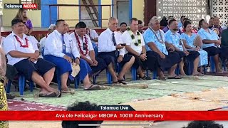 Ava ole Feiloaiga: 100th Years Celebration - MBOPA Centennial Celebrations 1924-2024