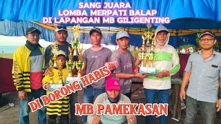 Anniversary WARDANA ANGKER CUP, LOMBA MERPATI Balap MINGGU 19 MEI 2024 ,,LAPANGAN GILIGENTING