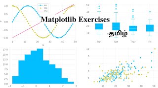 Matplotlib Exercise in Tamil | #2 Hands-on | Data Visualization | JupyterNotebook | Machinelearning