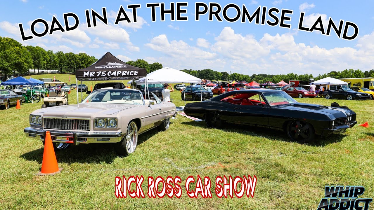 Rick Ross Promise Land On Friday! Car Show Load In. Part 1. Custom Cars ...