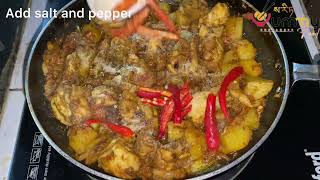 ￼ how to make chicken curry chicken curry recipe, Bhutanese