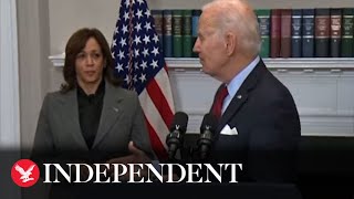 Joe Biden mistakenly calls Kamala Harris 'president'