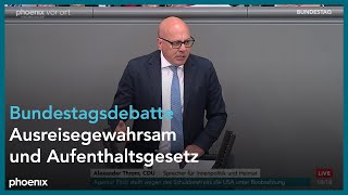 Bundestagsdebatte zu Ausreisegewahrsam und Änderung des Aufenthaltsgesetzes am 25.05.23