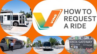 How to Request ON DEMAND Bus in Napa| Vine Transit | City of Napa ONLY