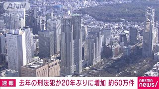 2022年の刑法犯　20年ぶり増加　児童虐待の通告は過去最多(2023年2月2日)