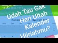 Cara mengetahui hari lahir dikalender Hijriah