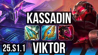 KASSADIN vs VIKTOR (MID) | Dominating | KR Diamond | 25.S1.1