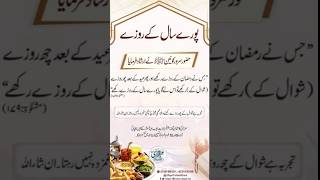 Shawal k 6 rozay wazifa | shawal k roze ka tariqa fazilat | Eid ul fitr ka wazifa | Eid 2023 #islam