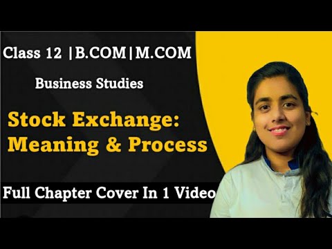 Stock Exchange| Meaning Of Stock Exchange| Meaning And Process ...