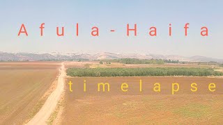 Afula - Haifa timelapse