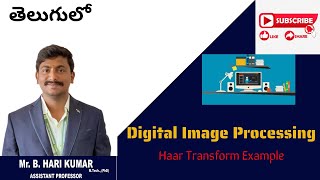 Example of Haar transform in Digital image processing #imageprocessing #digitalimageprocessing