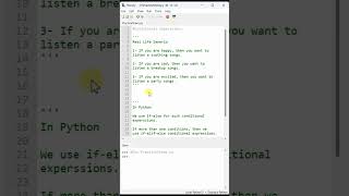 #68 - Conditional Expression (if-elif-else) in python [Part-1] | Python Tutorial | Praveen Kumar