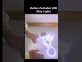 motion activated led strip lights🔥link in bio🛍️ ledlights smartgadgets shorts ytshorts