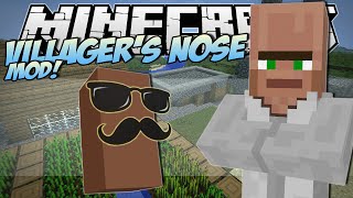 Minecraft | VILLAGER'S NOSE MOD! (Grow Your Own Trayaurus'!) | Mod Showcase