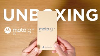 Unboxing the Motorola Moto G75 5G!