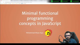 Minimal functional programming concepts in JavaScript - Webinar