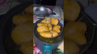 Making Chicken Nuggets in Bed #food #shorts