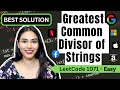 Greatest Common Divisor of Strings - LeetCode 1071 #leetcode #leetcode75