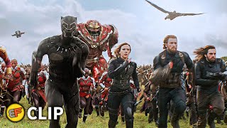 Battle of Wakanda - Outriders Attack Scene | Avengers Infinity War (2018) IMAX M