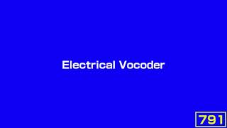 Electrical Vocoder Audio For 2 Minutes And 9 Seconds
