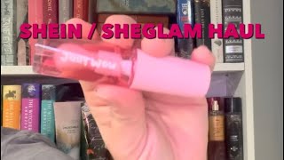 SHEIN and SHEGLAM haul and makeup haul! Random goodies and (almost) a full face