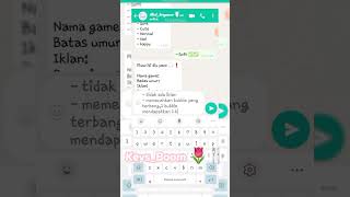 Buat game lagi tapi pake bot 💥❓️(Fake chat) | #shorts