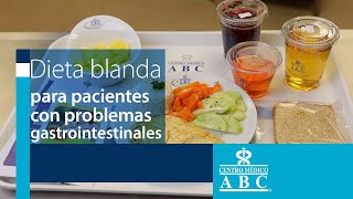 Dieta blanda para pacientes con problemas gastrointestinales