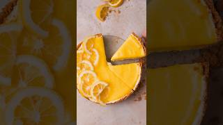 EASY lemon curd cheesecake