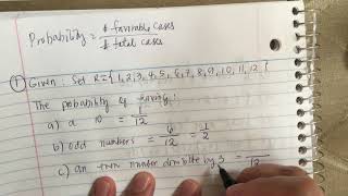 Probability problems