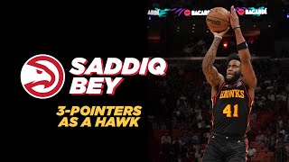 Saddiq Bey's best 3-Pointers since joining Atlanta Hawks