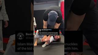 Islam Makhachev punishes kid for trying to grapple him