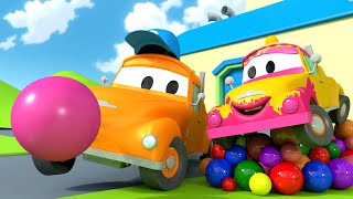 子供向けのカーウォッシュ ベイビートムとチューイングガム！  🚗 カーシティー 💧 子供向けトラックアニメ