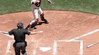 LHP Brian Duensing swinging bunt