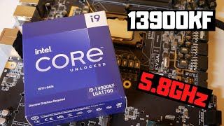 I Saw a 6.2GHz 13900KF - Can We Reach the Same? Intel Core i9 13900KF Unboxing \u0026 Overclocking to 5.8