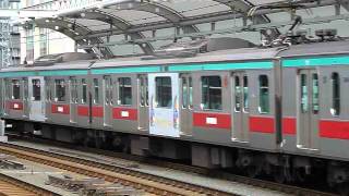 東急電鉄５０００系(ヒカリエラッピング車)　準急　田園都市線