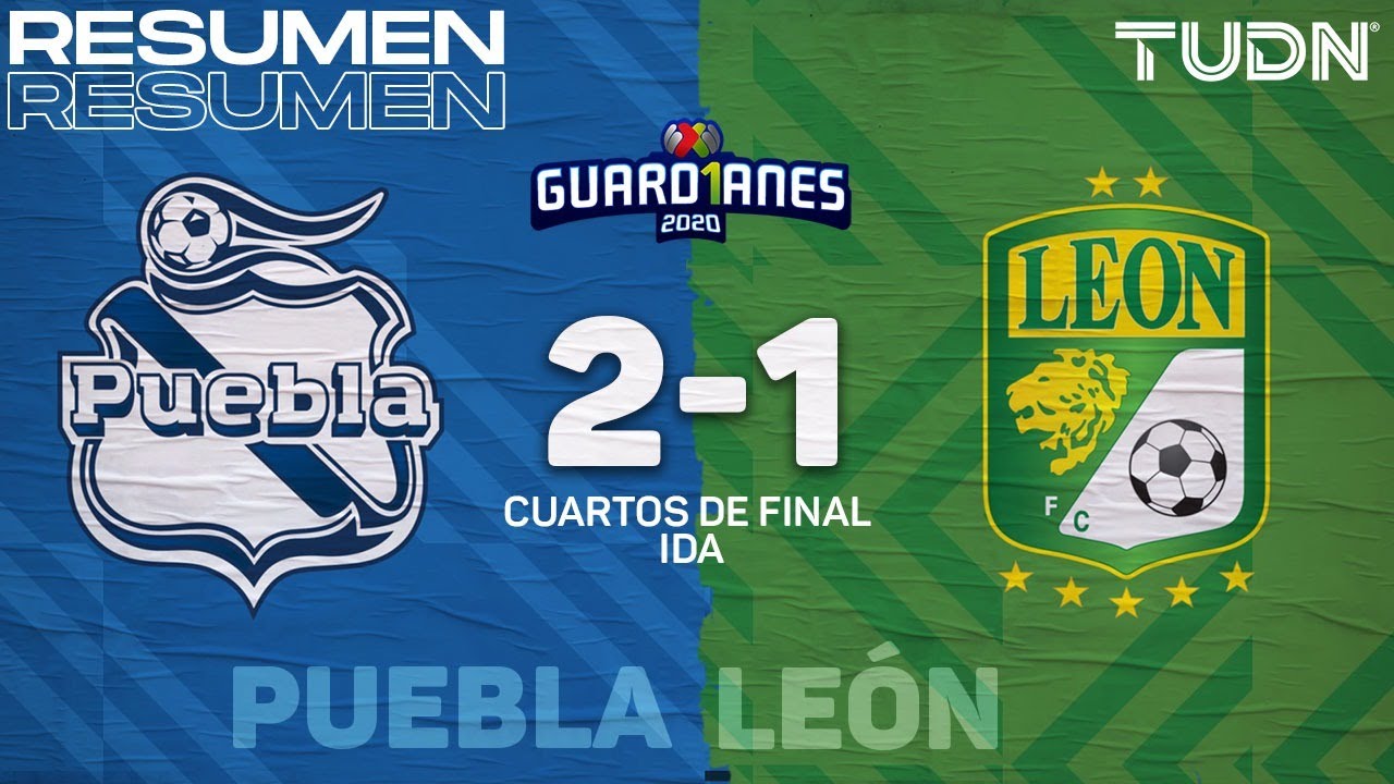 Resumen Y Goles | Puebla 2-1 León | Guard1anes 2020 Liga Mx | TUDN ...