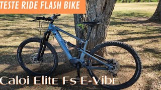 Caloi Elite Fs E-Vibe  Teste Ride -Trilhão do Brou 2024 - @FlashBike