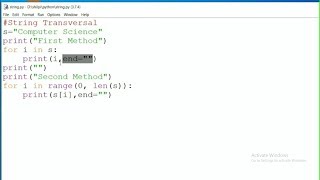 String Manipulation Part 1| Computer Science Class XI (CBSE)