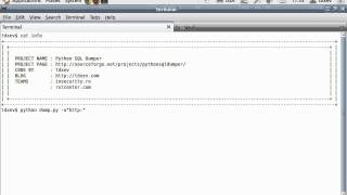 Python SQL Dumper - How to make a SQL injection into GET parameters