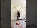 Amazing DIY Wall Transformation #DIY #Shorts #Walls #Painting