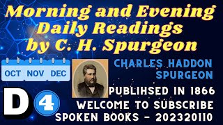 Morning and Evening: Daily Readings by Charles Haddon Spurgeon Part D - October to December