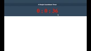 JQuery Countdown Timer Complete