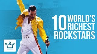 Top 10 Richest Rockstars Of All Time