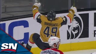 Barbashev Finishes Beautiful Passing Play To Score First Goal With Golden Knights