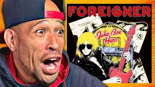 Rapper FIRST time REACTION to FOREIGNER Juke Box Hero!! This is a BANGER...